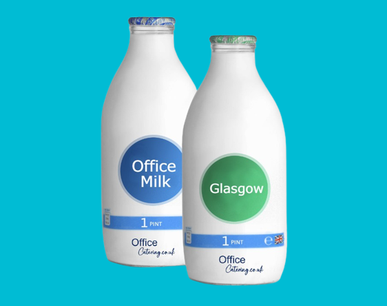 Glasgow Glass Milk Bottles