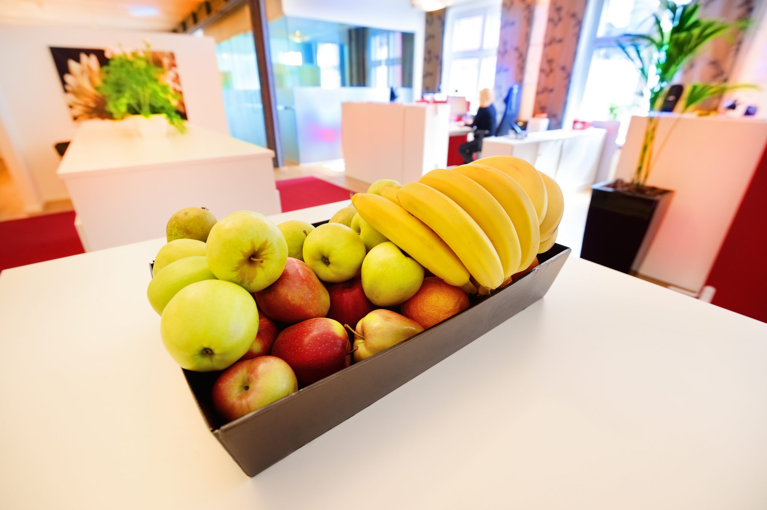 Fruit Basket in an Office