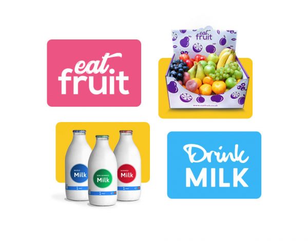 Eatfruit and Drink Milk Logo