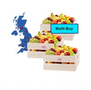 Office Fruit Basket - Seasonal Mix With Map
