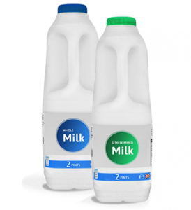 Office Milk Poly Bottles